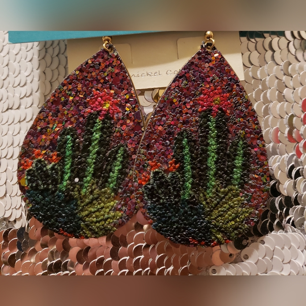 Tear drop earrings